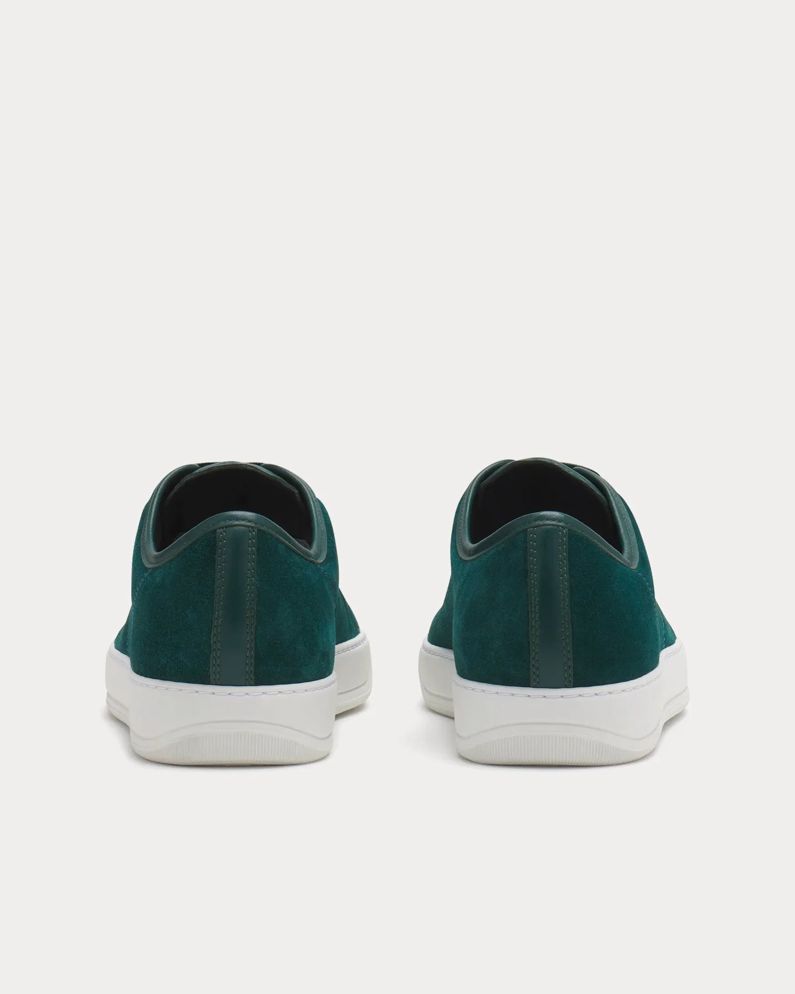 DBB1 Leather & Suede Dark Green Low Top Sneakers