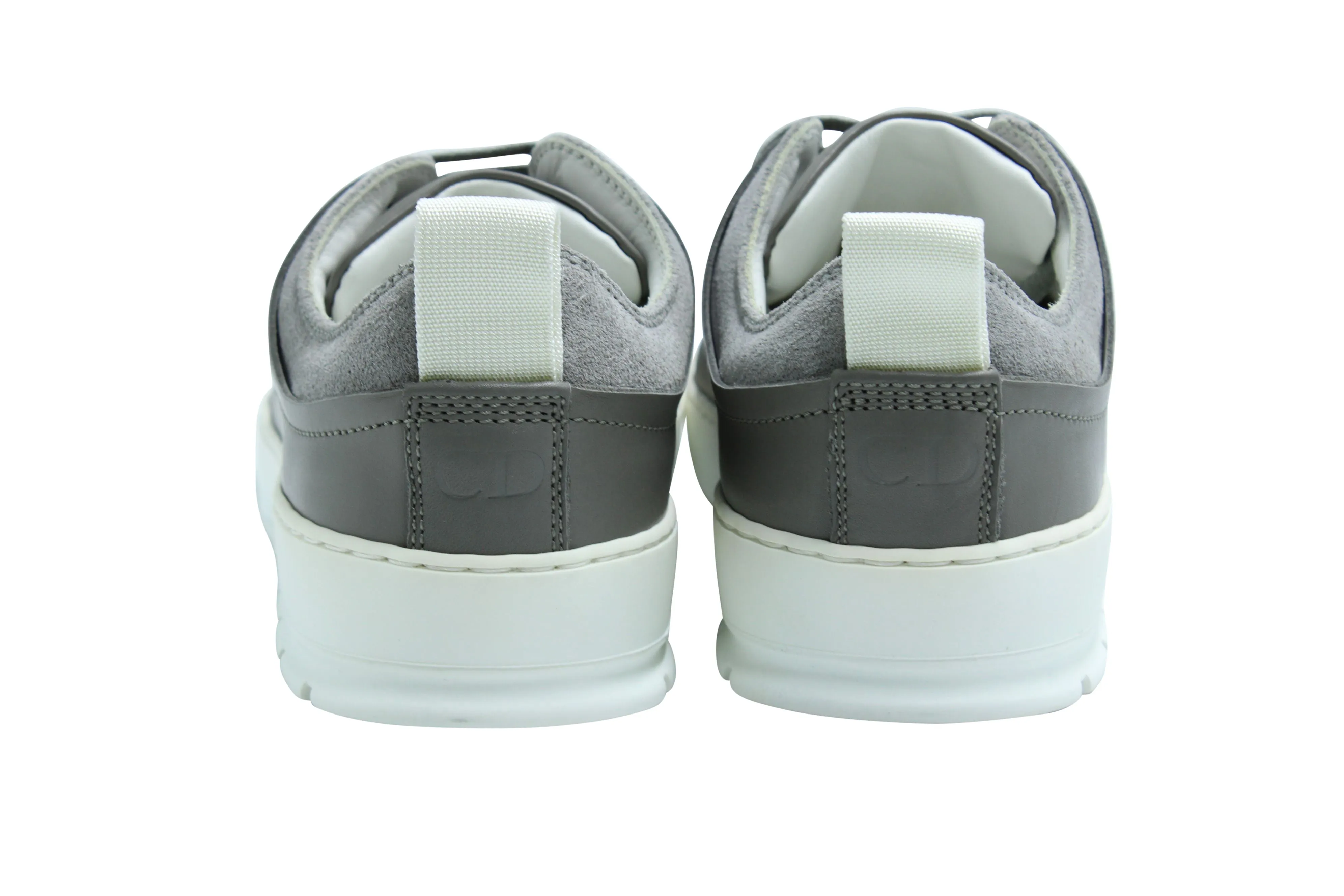 Dior Low Top Sneakers in Grey Leather