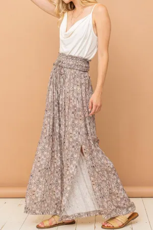 Fashion Forward Slit High Waist Palazzo Pants