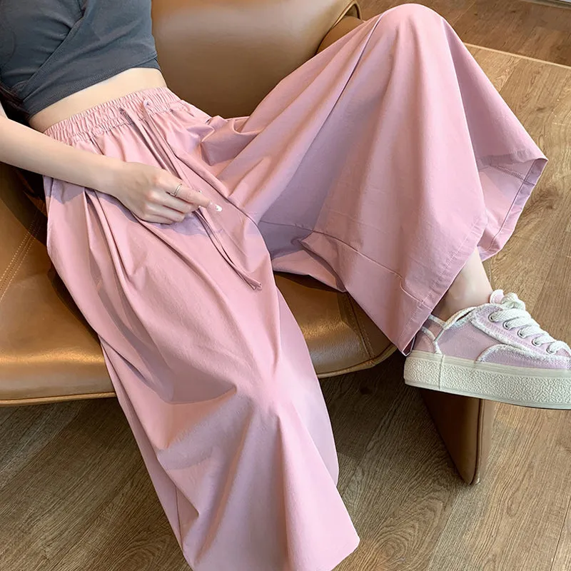 Fashionable Thin Wide-Leg Pants Skirt