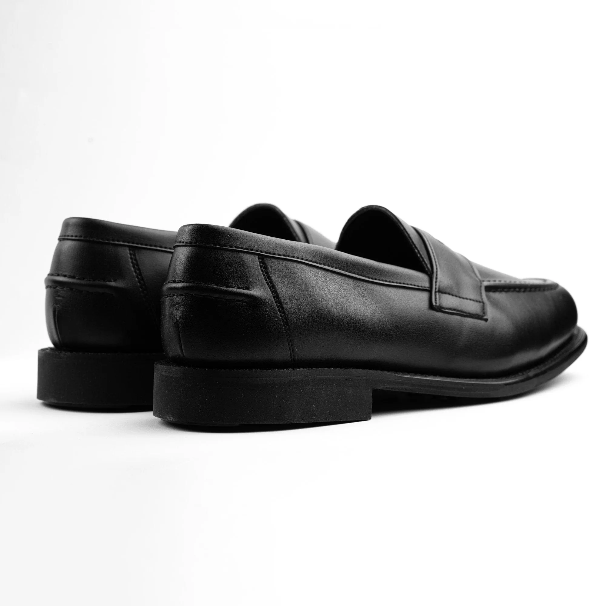 Fitzroy Penny Cactus Leather Vegan Loafer | Black