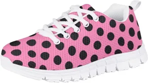 Girls Cute Walking Tennis Shoes for Running Sport Casual Soft Sneakers Lightweight Lace Up Kids Shoes
