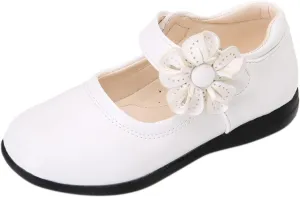 Girls Mary Jane Flat School Uniform Shoes Toddler Girls Ballet Flat Flower Girl Dress Shoes for Party Baby Girl Shoes