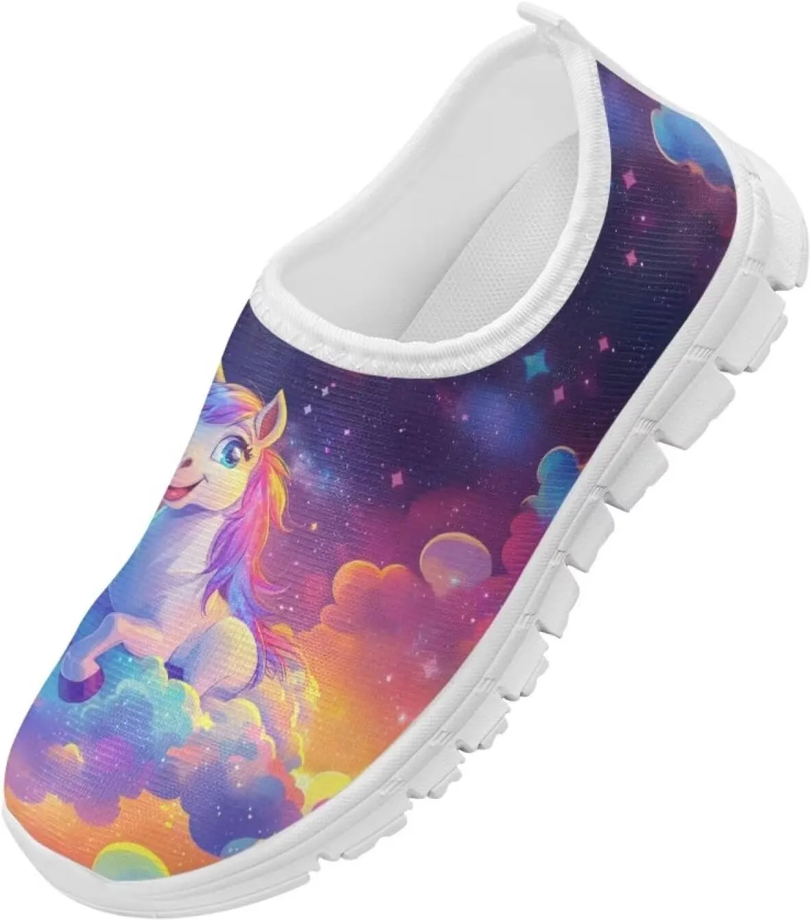 Girls Slip On Shoes Little Kid Big Kid Cute Gym Tennis Athletic Shoes