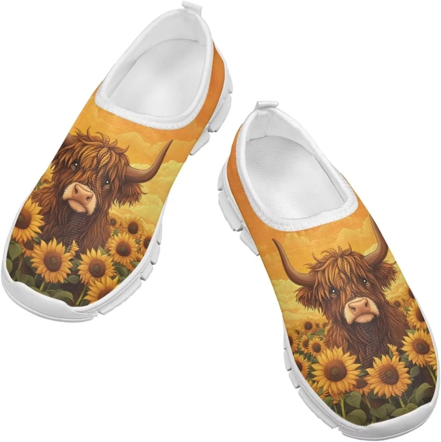 Girls Slip On Sneakers Cute Shoes for Girls Boys Comfort Running Shoes