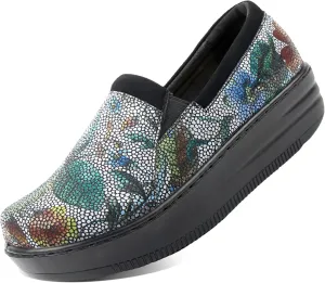 Glolily Women's Comfort Clogs- Professional Lightweight Slip-Resistant Work Shoe with Extra Cushion and Removeable Orthotic Arch Support Footbed for Women
