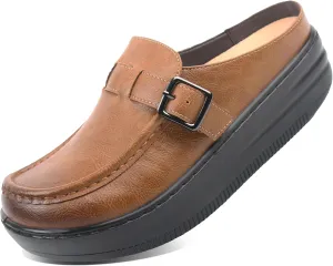 Glolily Women's Comfort Clogs- Professional Lightweight Slip-Resistant Work Shoe with Extra Cushion and Removeable Orthotic Arch Support Footbed for Women