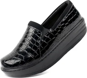 Glolily Women's Comfort Clogs- Professional Lightweight Slip-Resistant Work Shoe with Extra Cushion and Removeable Orthotic Arch Support Footbed for Women