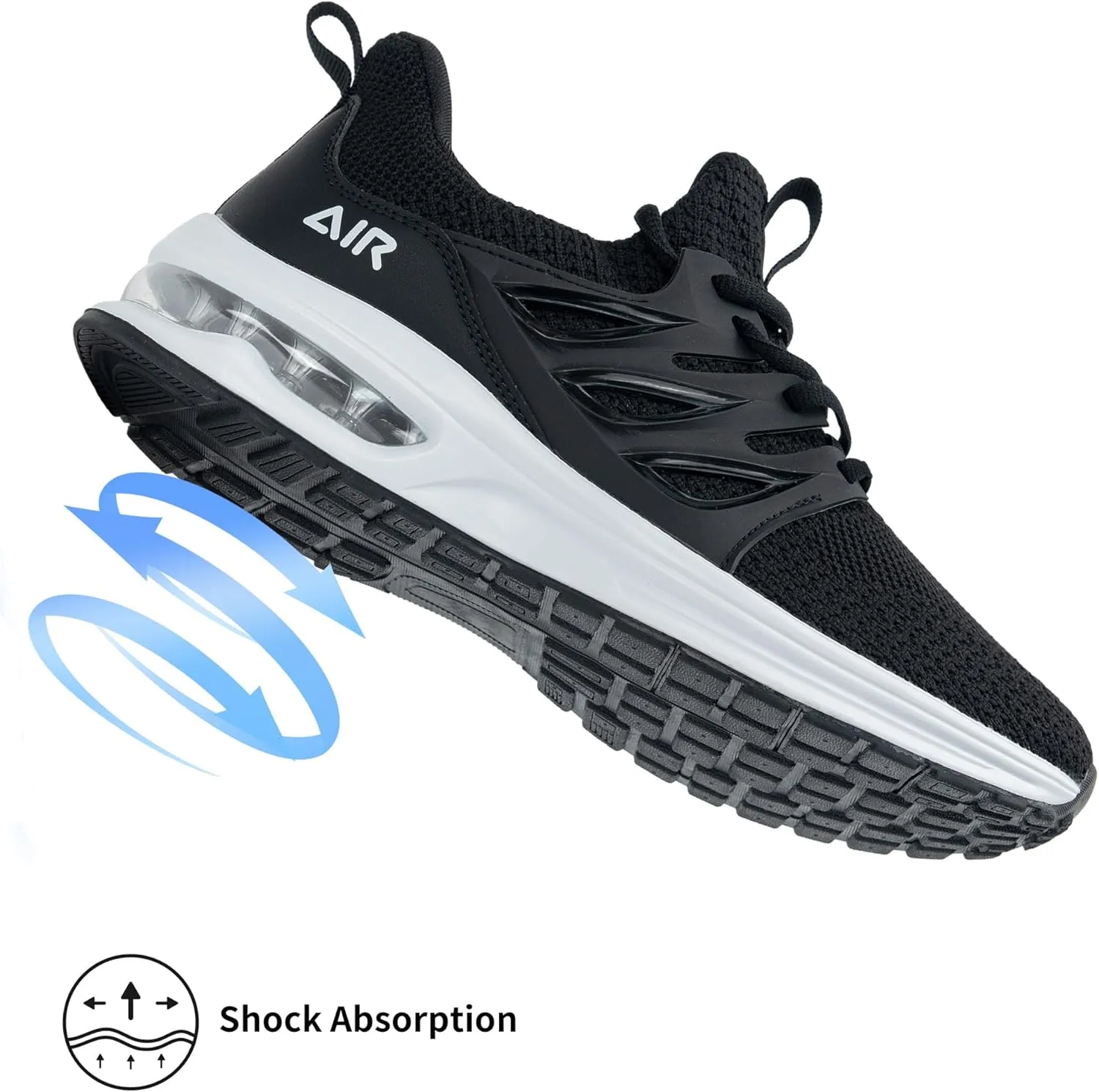 Gyeice Womens Air Running Shoes Lightweight Breathable Fashion Tennis Sneakers Gym Sport Walking Slip on Footwear US 5.5-11