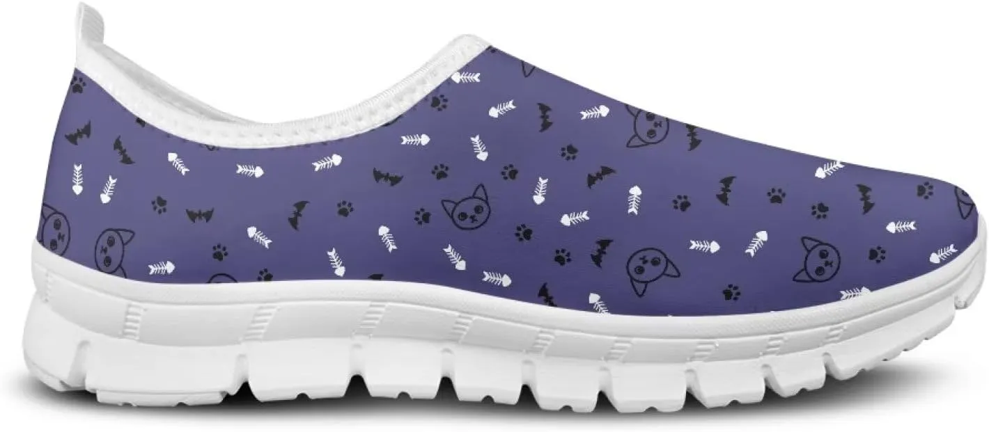 Halloween Walking Shoes for Men Non Slip Breathable Sneakers Casual Running Shoes Lightweight Leisure Gym Sneakers Size 5-14