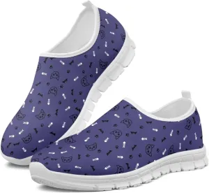 Halloween Walking Shoes for Men Non Slip Breathable Sneakers Casual Running Shoes Lightweight Leisure Gym Sneakers Size 5-14