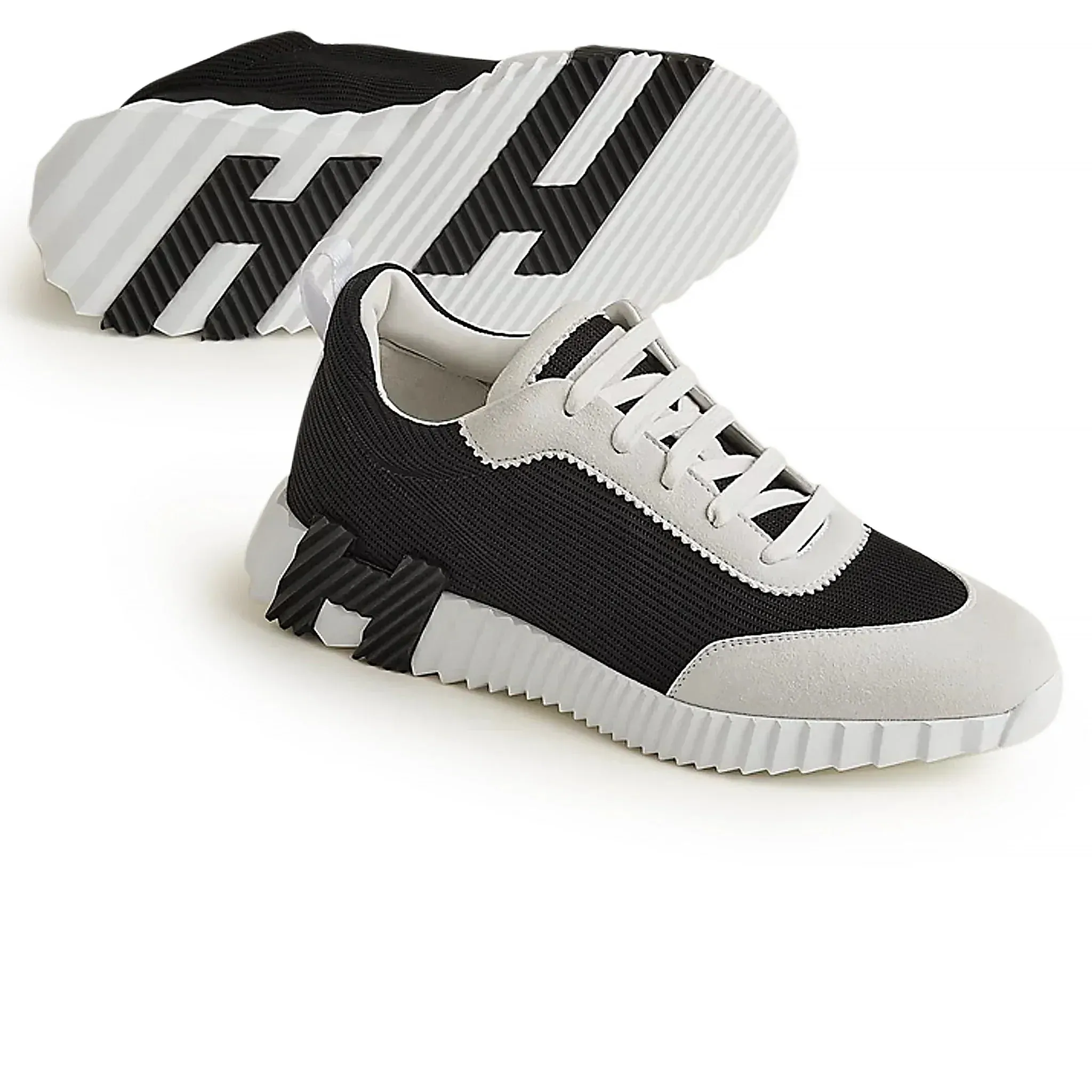 Hermès Paris Bouncing Sneaker White Black