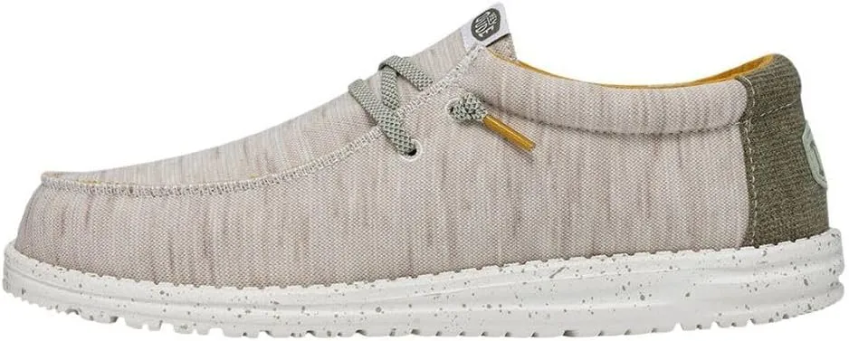 Hey Dude Men's Wally Jersey | Men's Loafers | Men's Slip On Shoes | Comfortable & Light-Weight