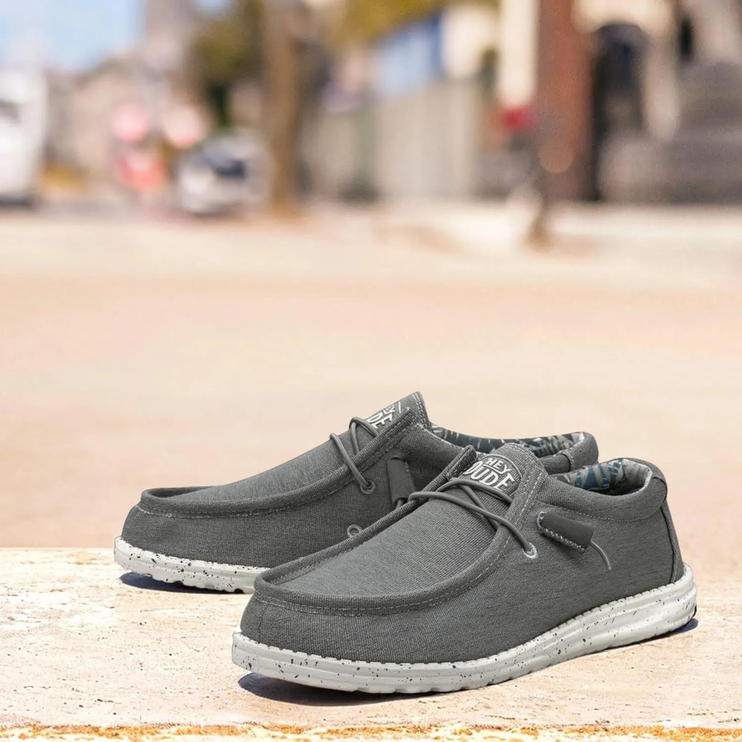 Hey Dude Men's Wally Stretch Canvas