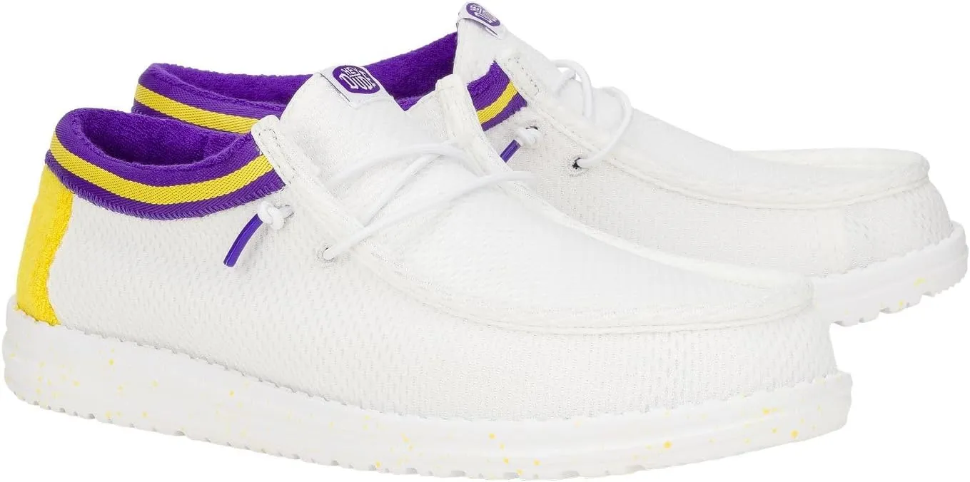 Hey Dude Men's Wally Varsity Jersey, Mens Shoes, Men's Slip-on Loafers, Comfortable & Light-Weight
