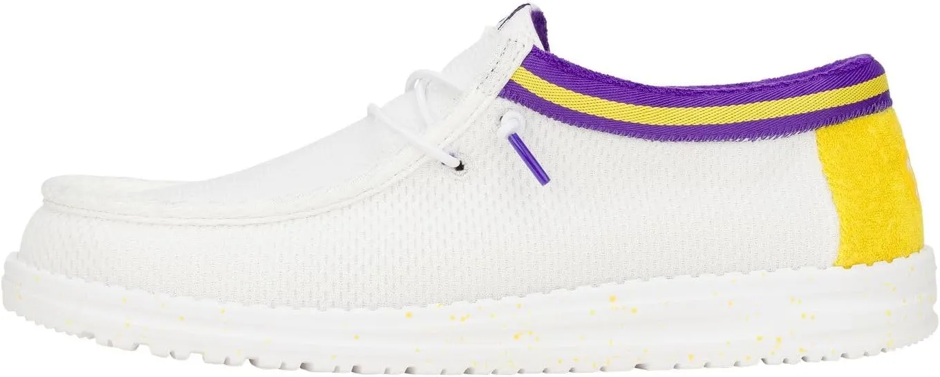 Hey Dude Men's Wally Varsity Jersey, Mens Shoes, Men's Slip-on Loafers, Comfortable & Light-Weight