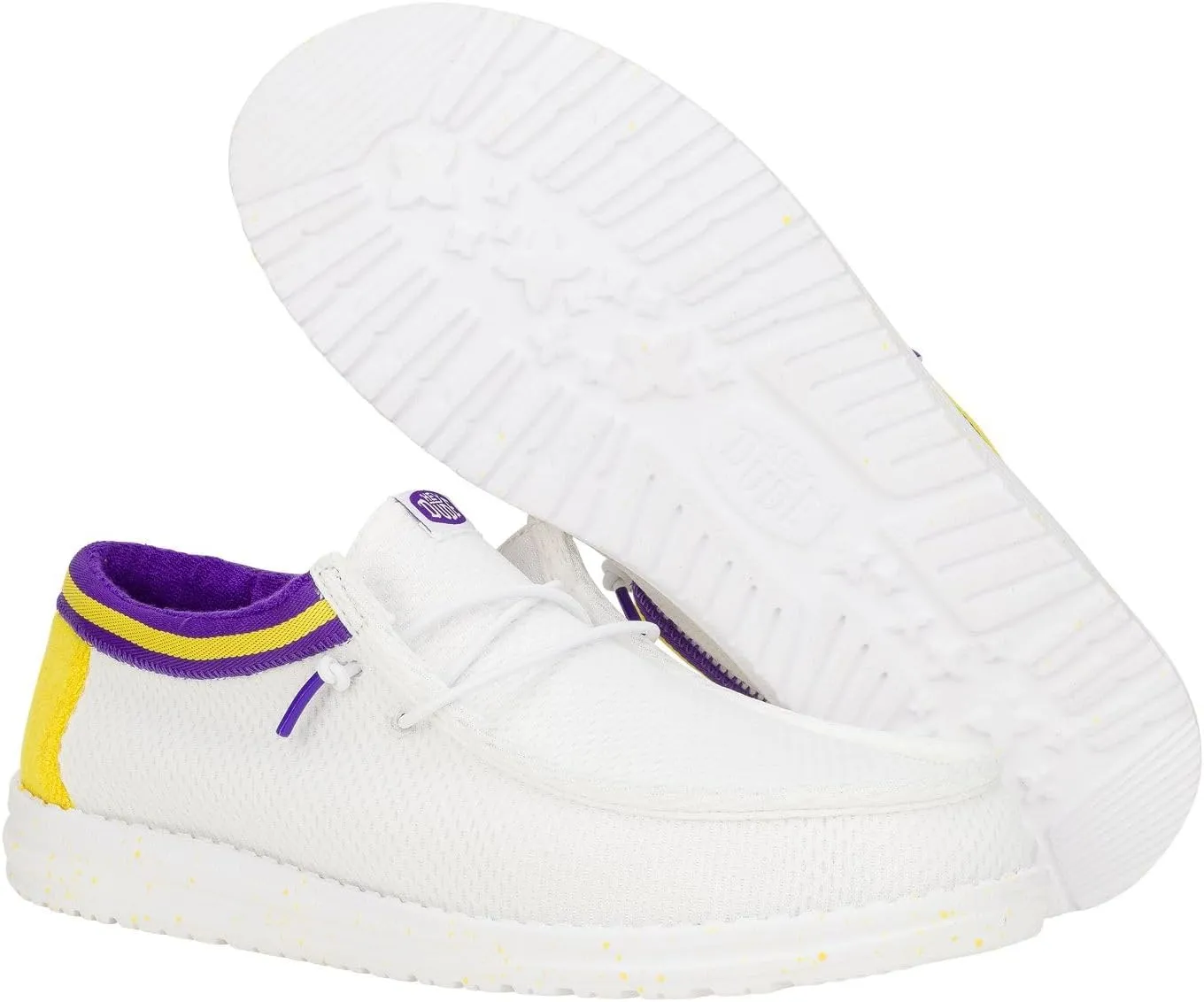 Hey Dude Men's Wally Varsity Jersey, Mens Shoes, Men's Slip-on Loafers, Comfortable & Light-Weight