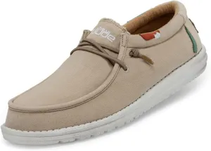 Hey Dude Men's Wally Wash | Mens Shoes Lace Up Loafers Comfortable & Light-Weight