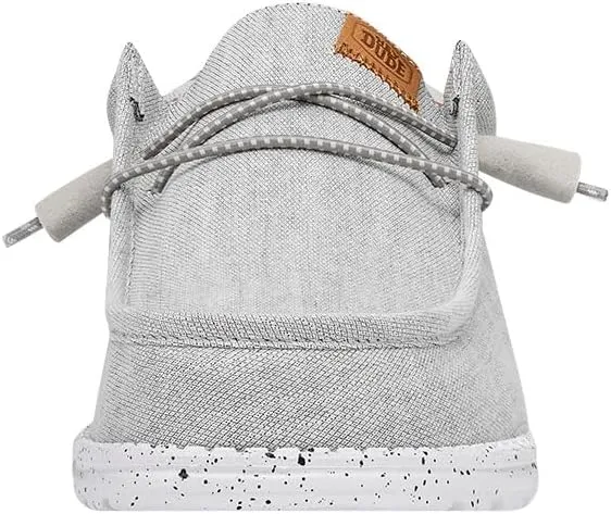 HEYDUDE Men's Wally Washed Canvas, Mens Shoes, Slip-on Loafers, Comfortable & Light-Weight