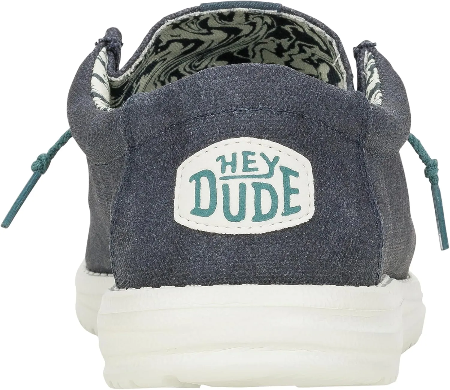 HEYDUDE Men's Wally Washed Canvas, Mens Shoes, Slip-on Loafers, Comfortable & Light-Weight