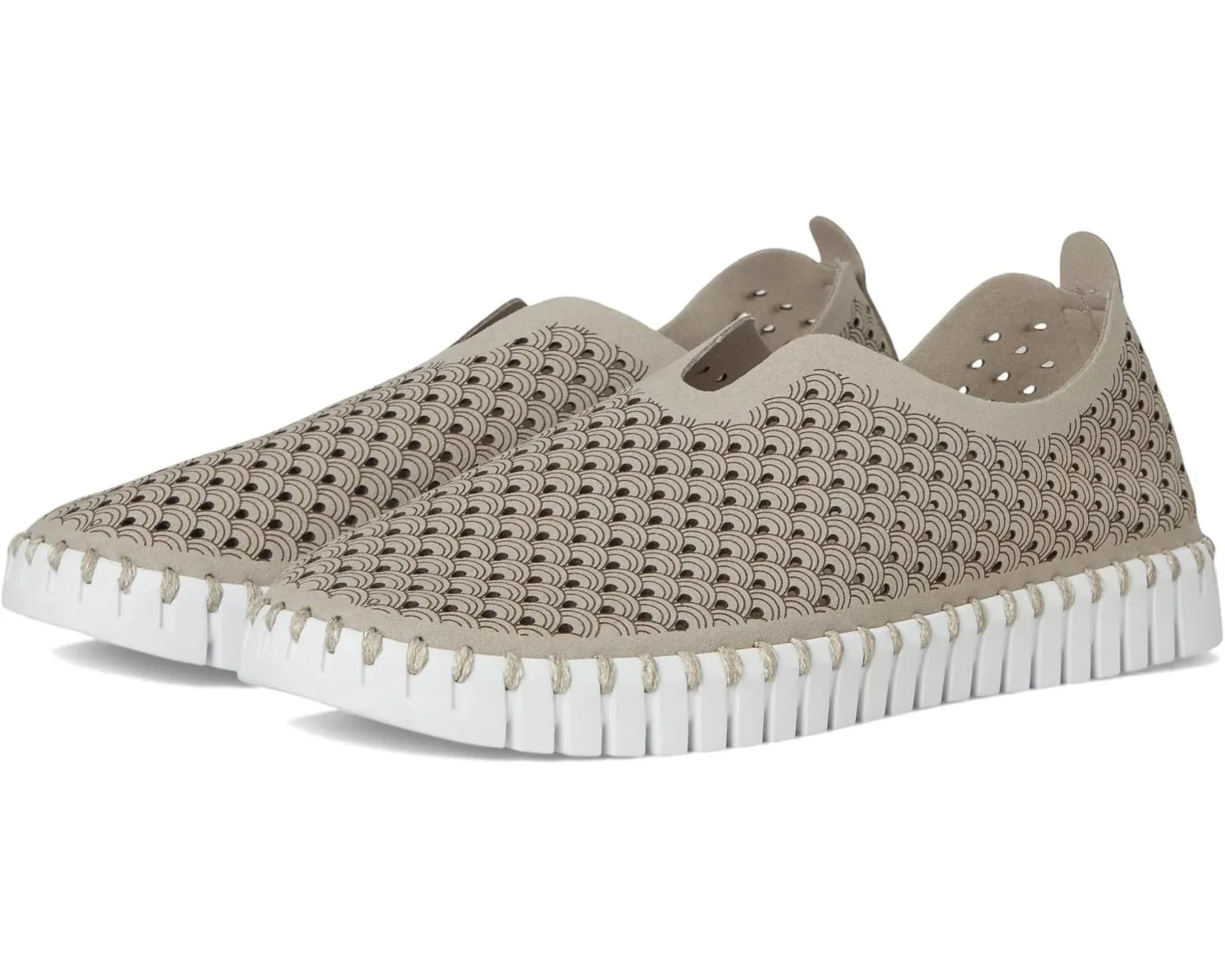 ILSE JACOBSEN LIGHT WEIGHT PERFORATED ATMOSPHERE FLAT SHOE