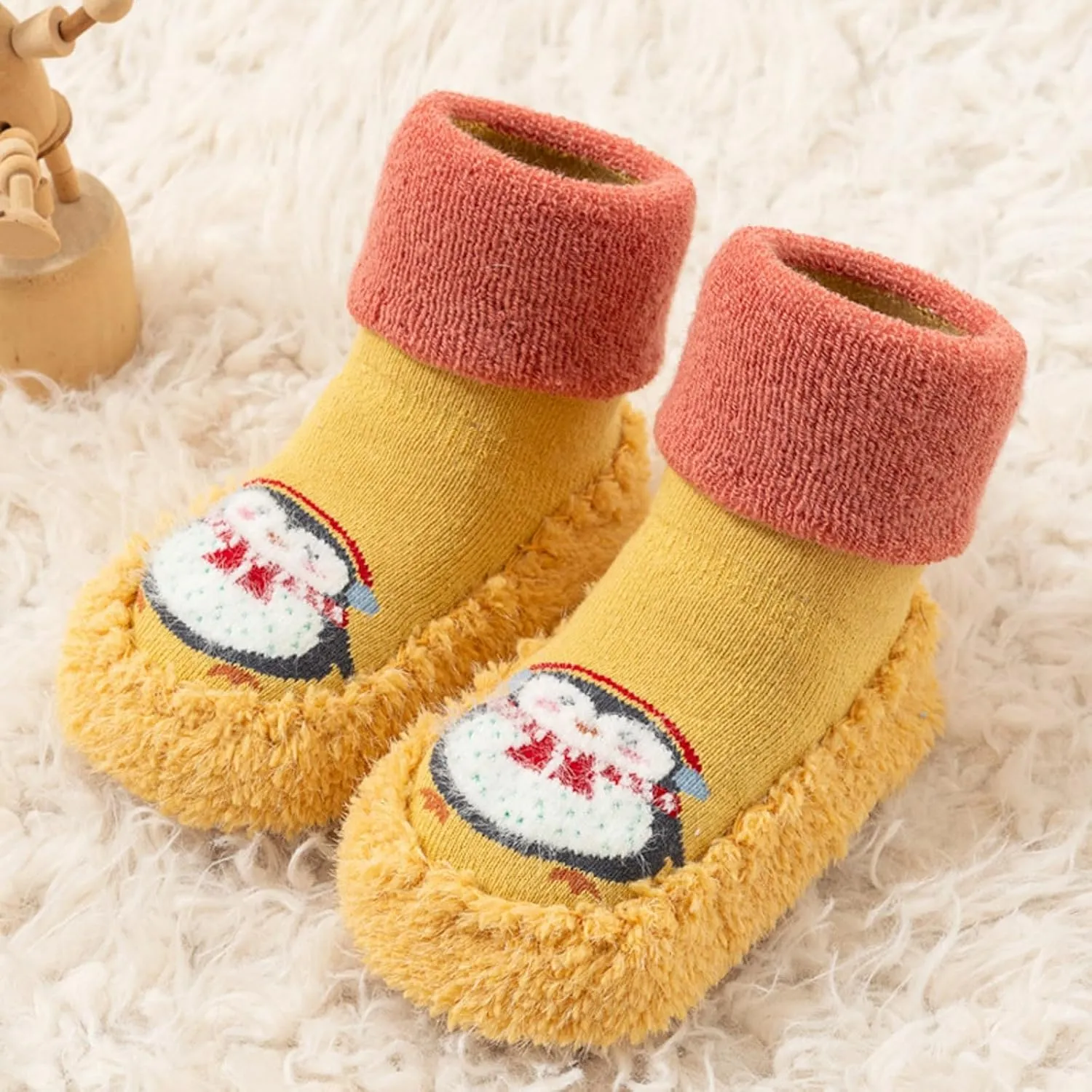 Infant Boys Girls Socks Breathable Cartoon Mesh Socks High Ankle Floor Barefoot Non Baby Wide Shoes