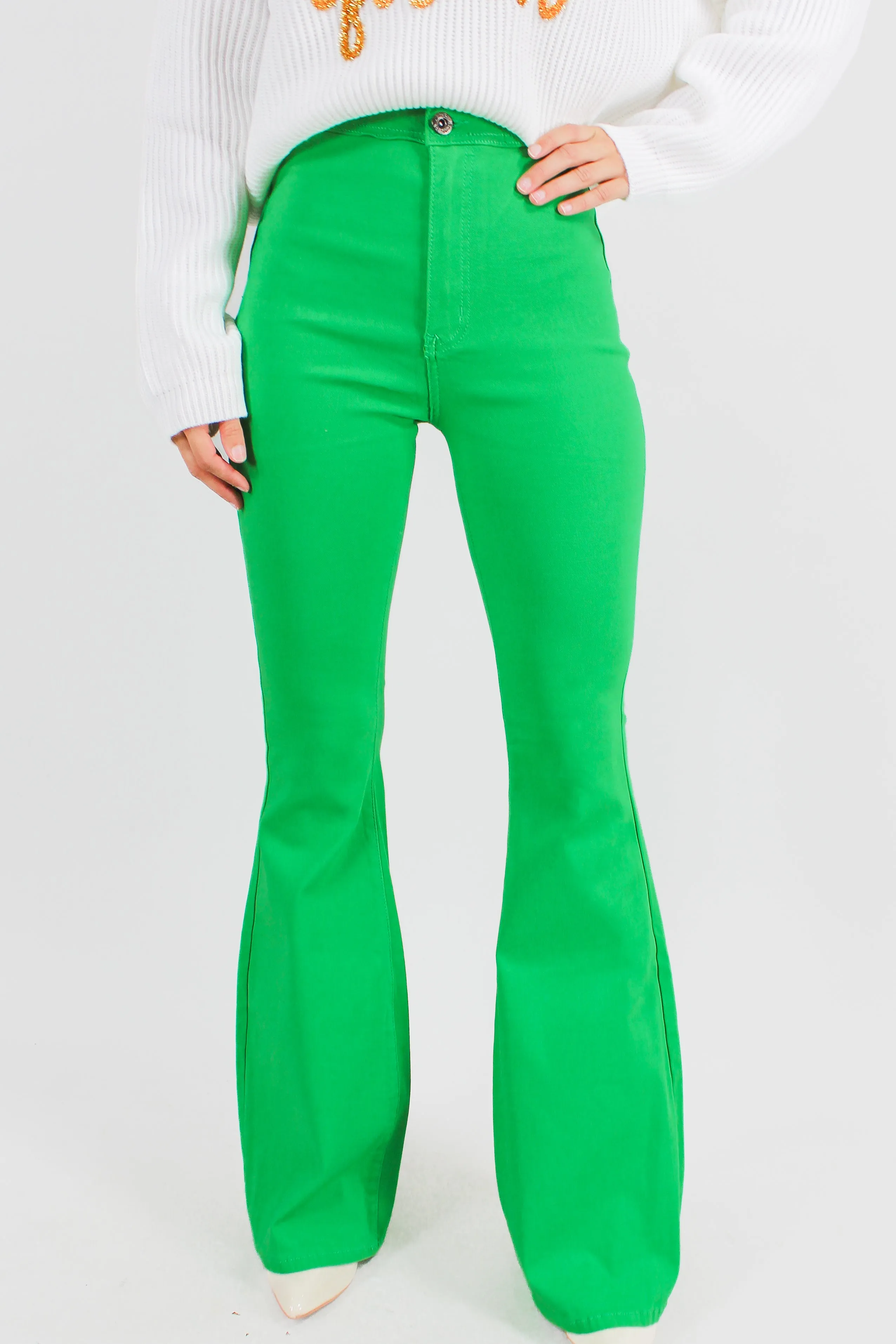 It's A Party High Waist Flare Jeans