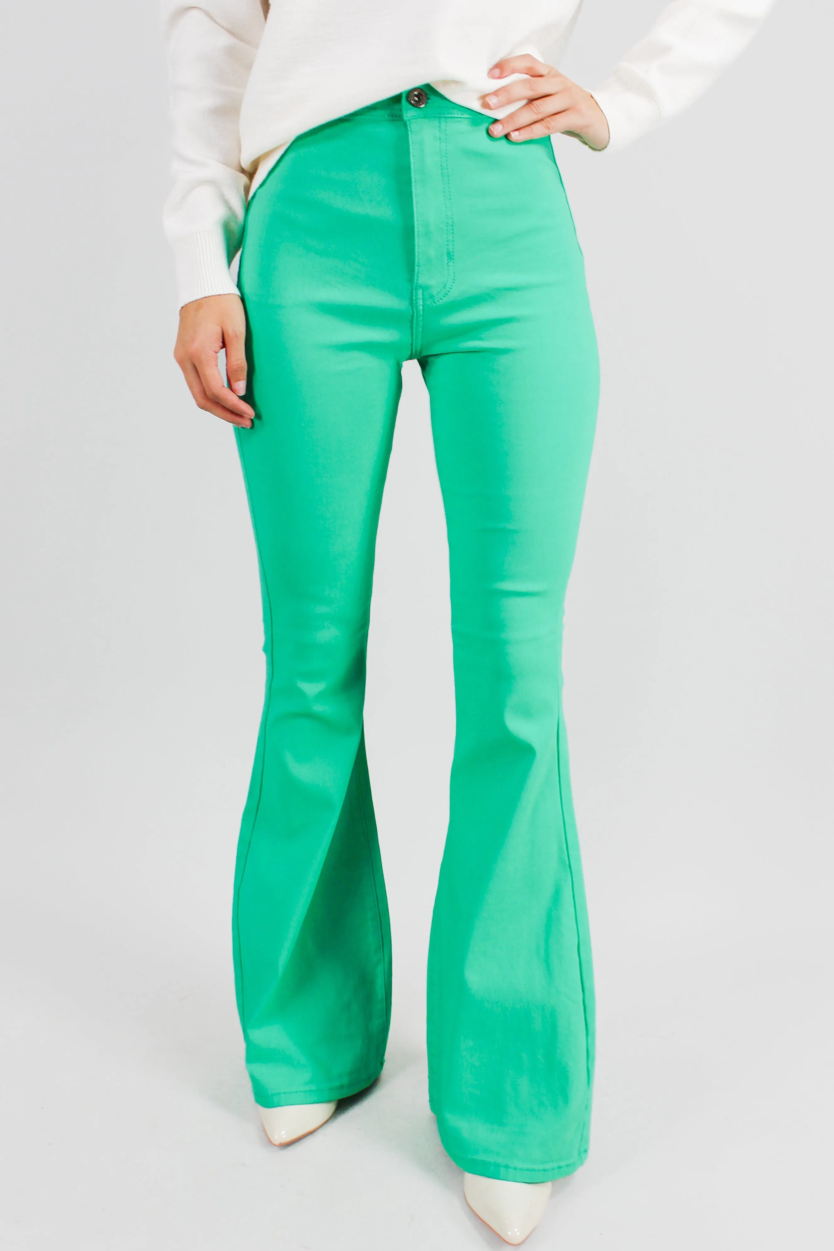 It's A Party High Waist Flare Jeans
