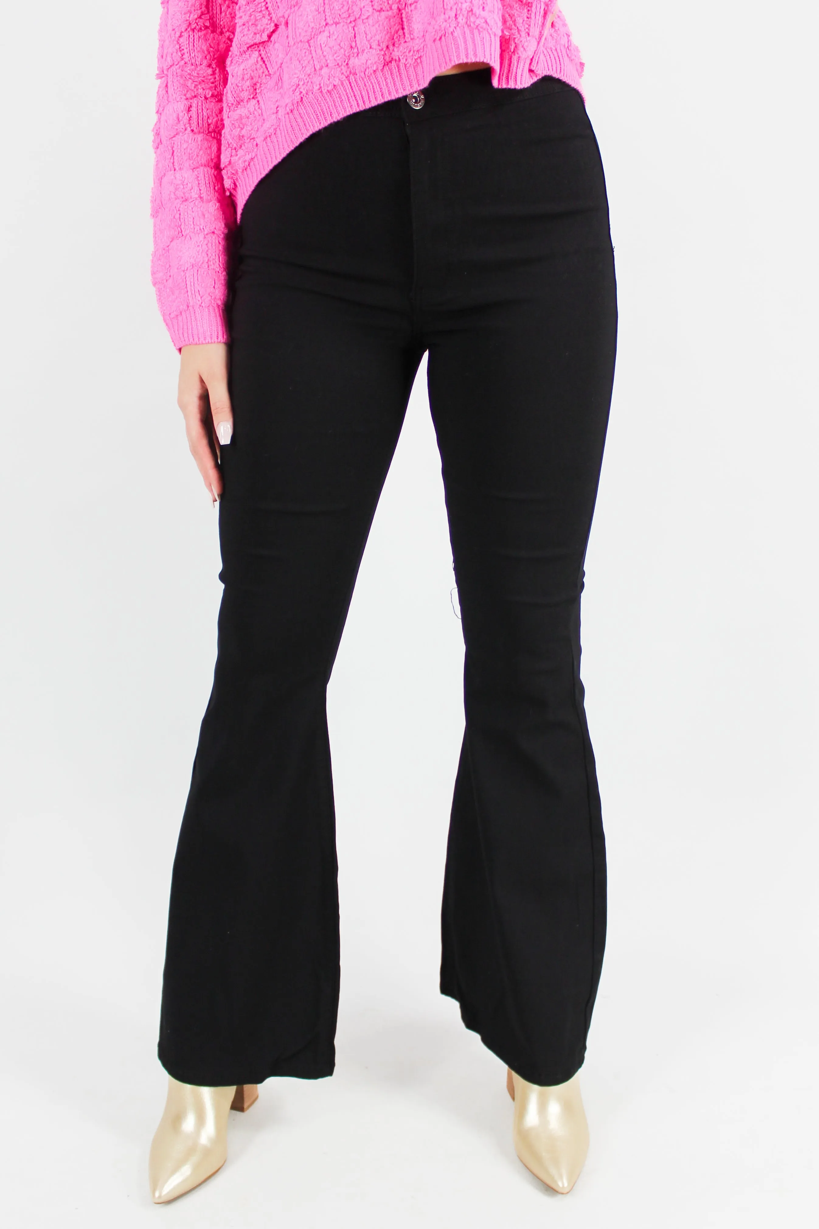 It's A Party High Waist Flare Jeans