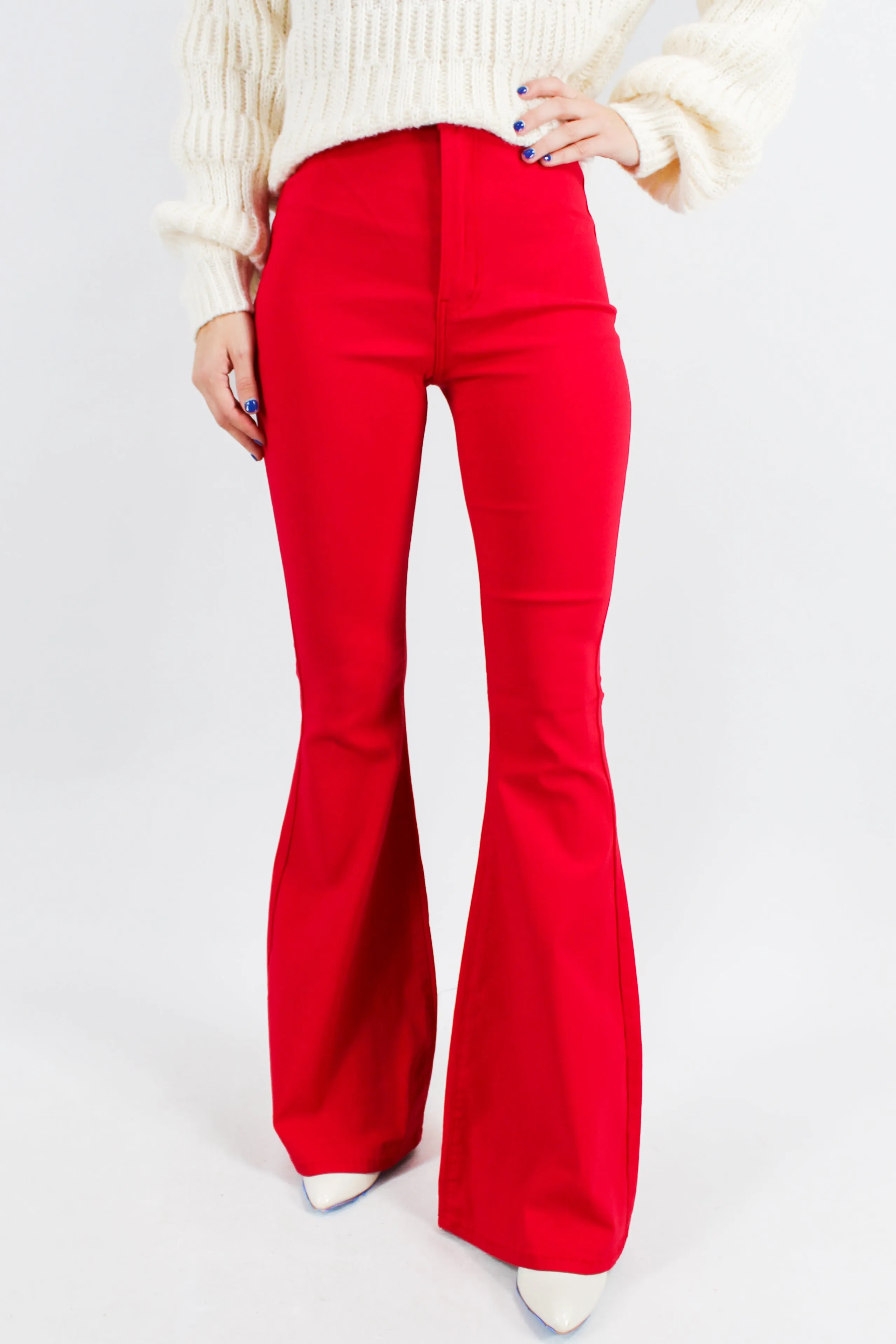 It's A Party High Waist Flare Jeans