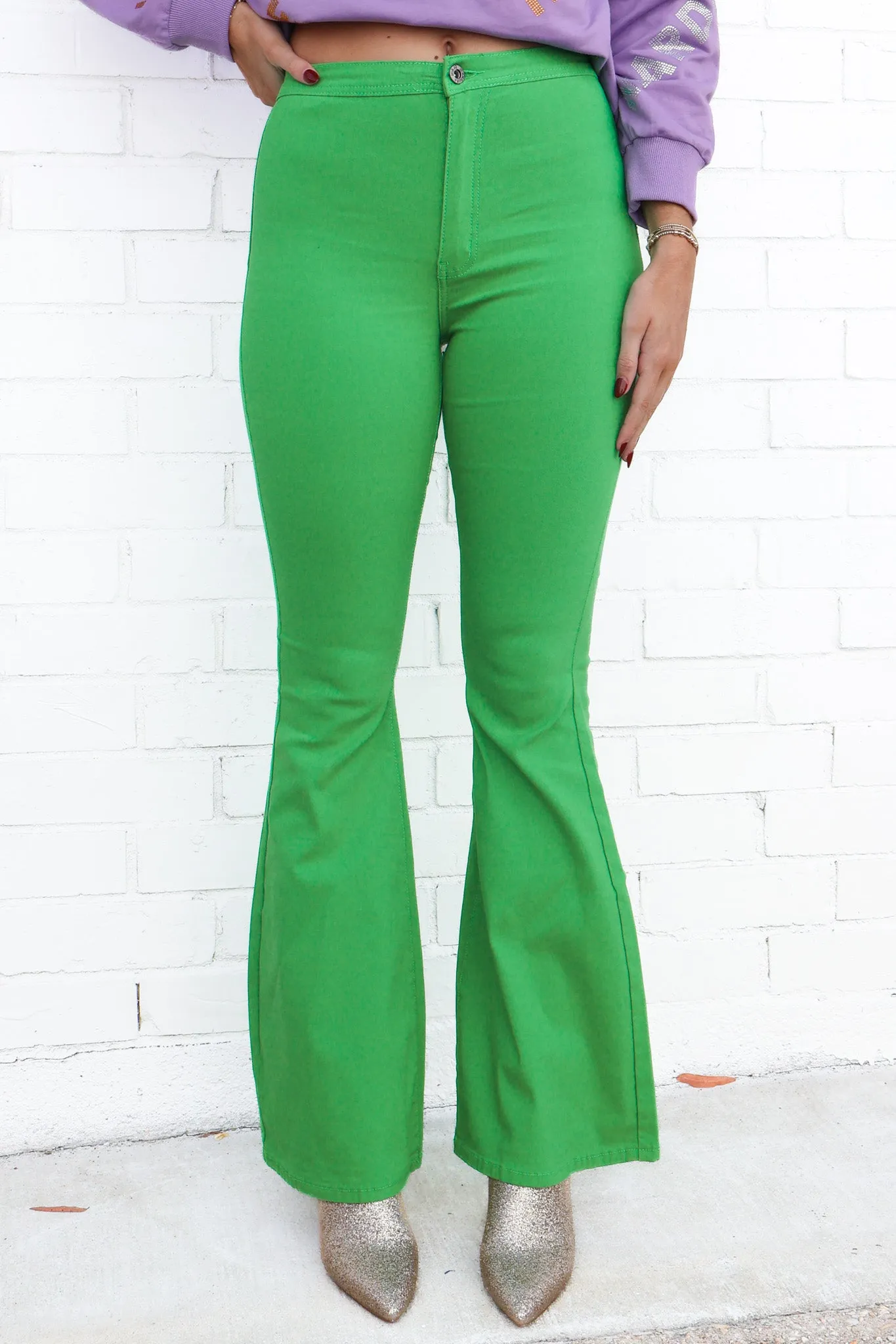 It's A Party High Waist Flare Jeans