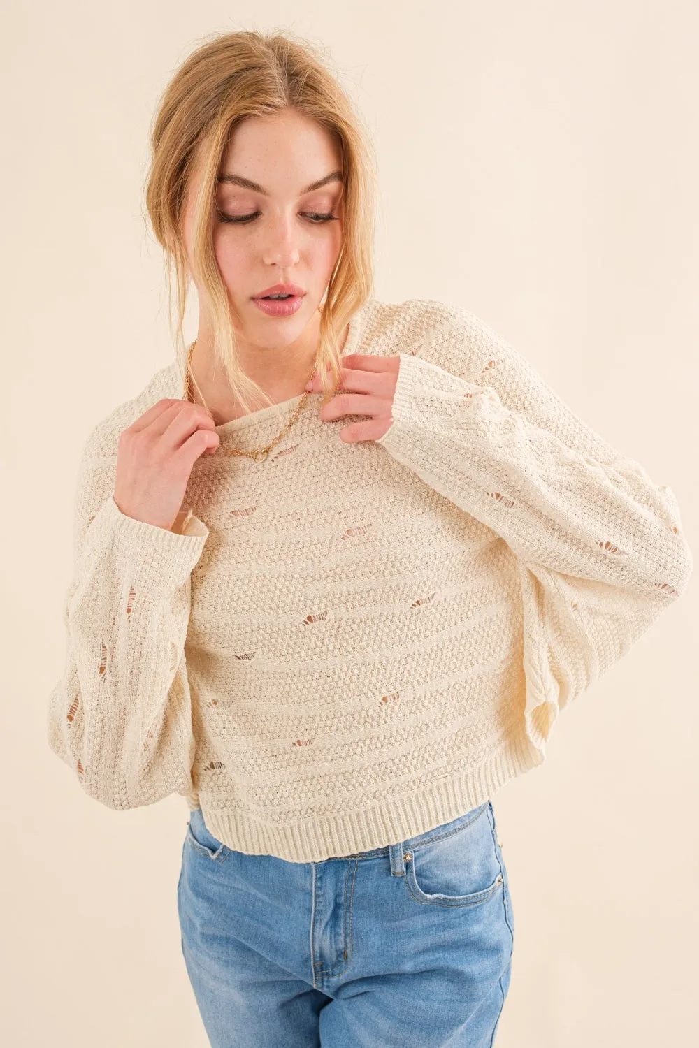 Jassie Dolman Sleeves Sweater
