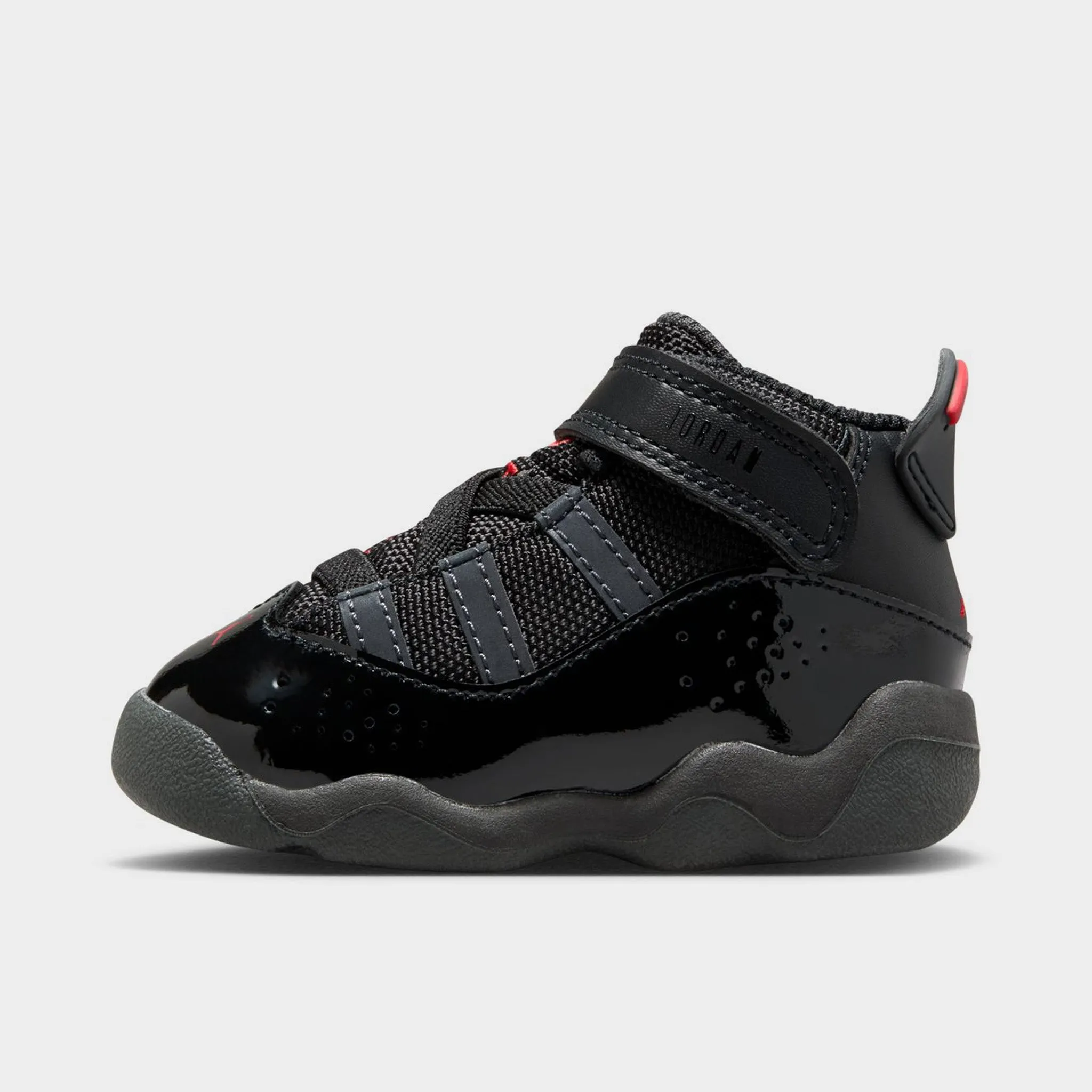 Jordan 6 Rings TD Black / Fire Red - Anthracite