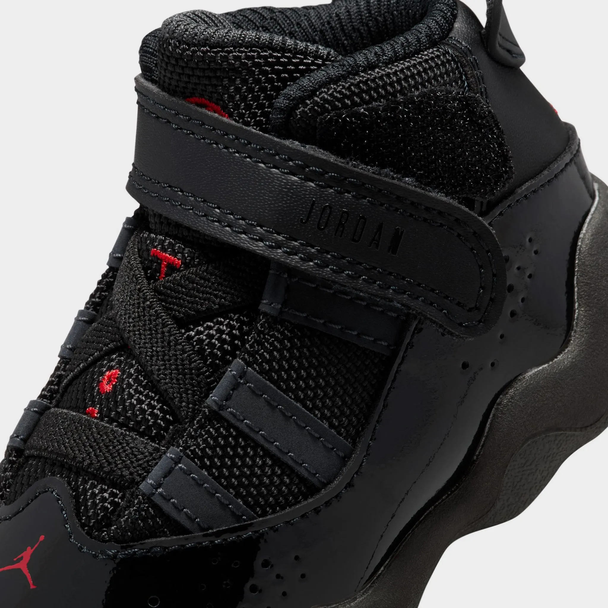 Jordan 6 Rings TD Black / Fire Red - Anthracite