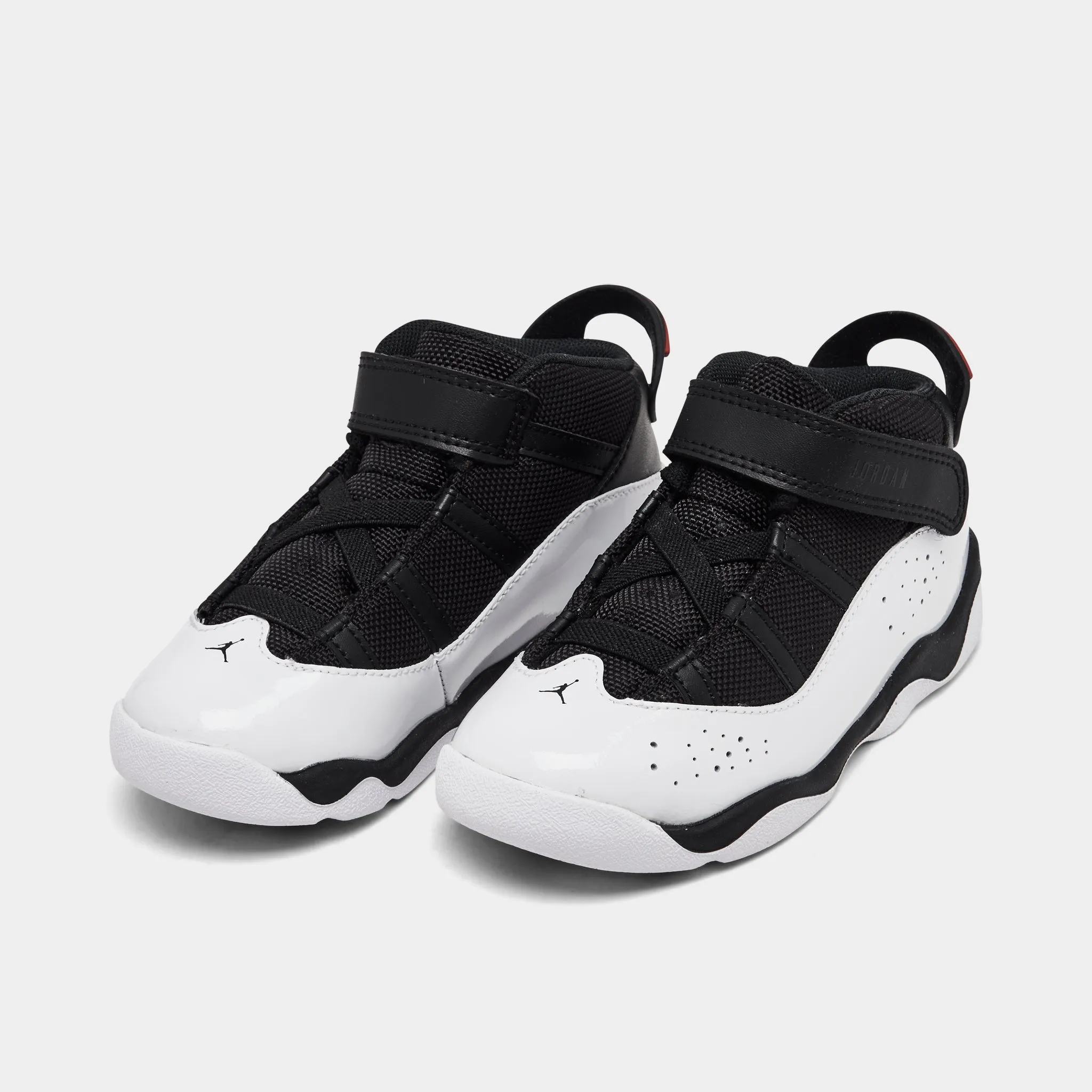 Jordan 6 Rings TD Black / University Red - White