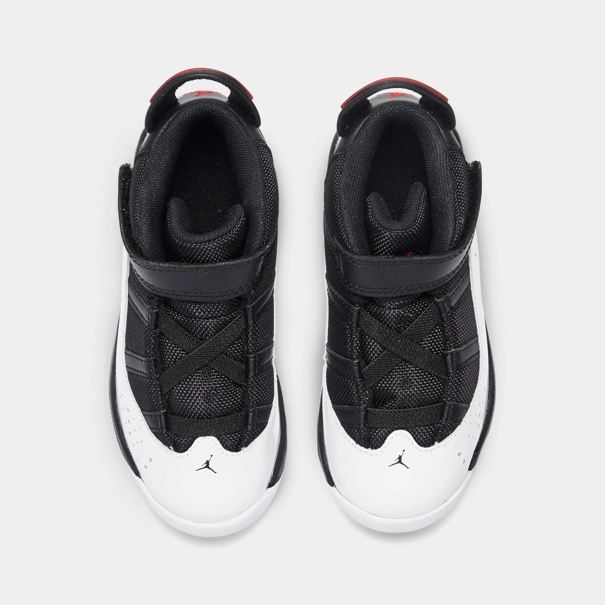 Jordan 6 Rings TD Black / University Red - White