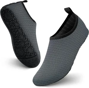 JOTO Water Shoes for Women Men Quick-Dry Breathable Aqua Socks Flexible Non-slip Rubber Sole lightweight Barefoot Aqua Water Socks for Swim Beach Yoga Exercise Pool Camping Snorkeling Surfing Kayaking