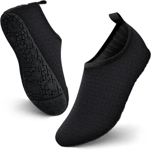 JOTO Water Shoes for Women Men Quick-Dry Breathable Aqua Socks Flexible Non-slip Rubber Sole lightweight Barefoot Aqua Water Socks for Swim Beach Yoga Exercise Pool Camping Snorkeling Surfing Kayaking