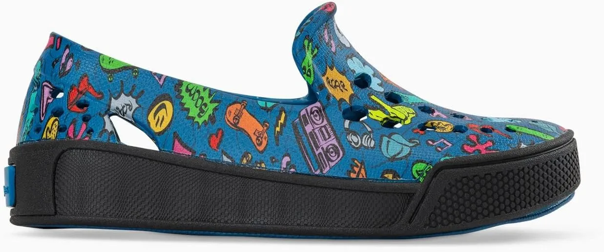 Joybees Kids Skate Sneaker Midnight Teal Skateboard - 8 M US Toddler