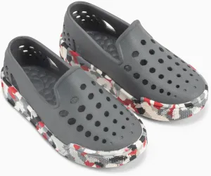 Joybees UKSKS.CCG.C012 Kids Skate Sneaker Graphic Charcoal/Charcoal Camo Gummy C12
