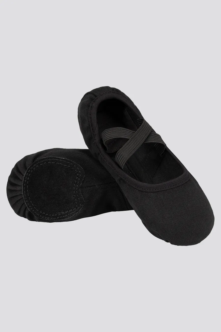 Kids Cross Straps Canvas Ballet Shoes