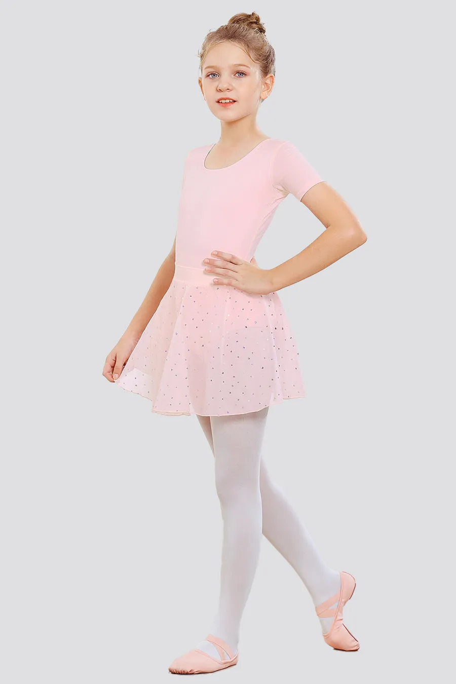 Kids Cross Straps Canvas Ballet Shoes