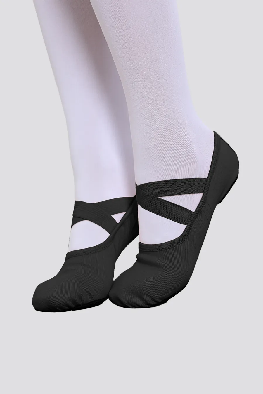 Kids Cross Straps Canvas Ballet Shoes