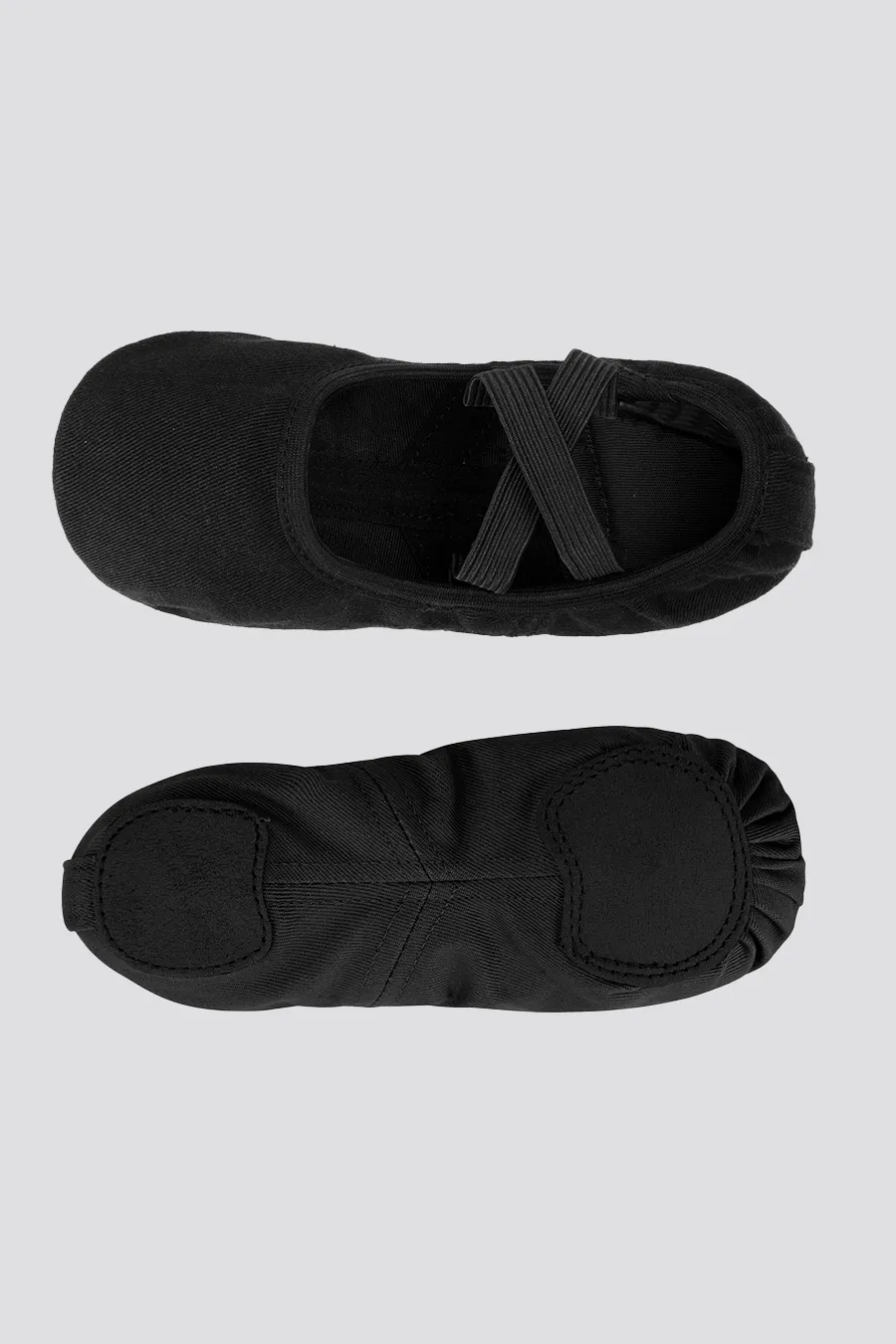 Kids Cross Straps Canvas Ballet Shoes
