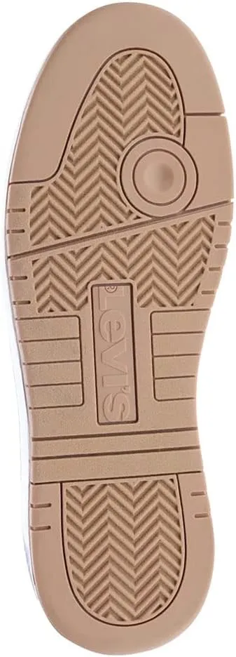 Levi's Mens 521 BB Hi Pebbled UL Vegan Synthetic Leather Casual Hightop Sneaker Shoe