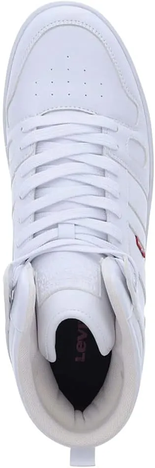 Levi's Mens 521 BB Hi Pebbled UL Vegan Synthetic Leather Casual Hightop Sneaker Shoe
