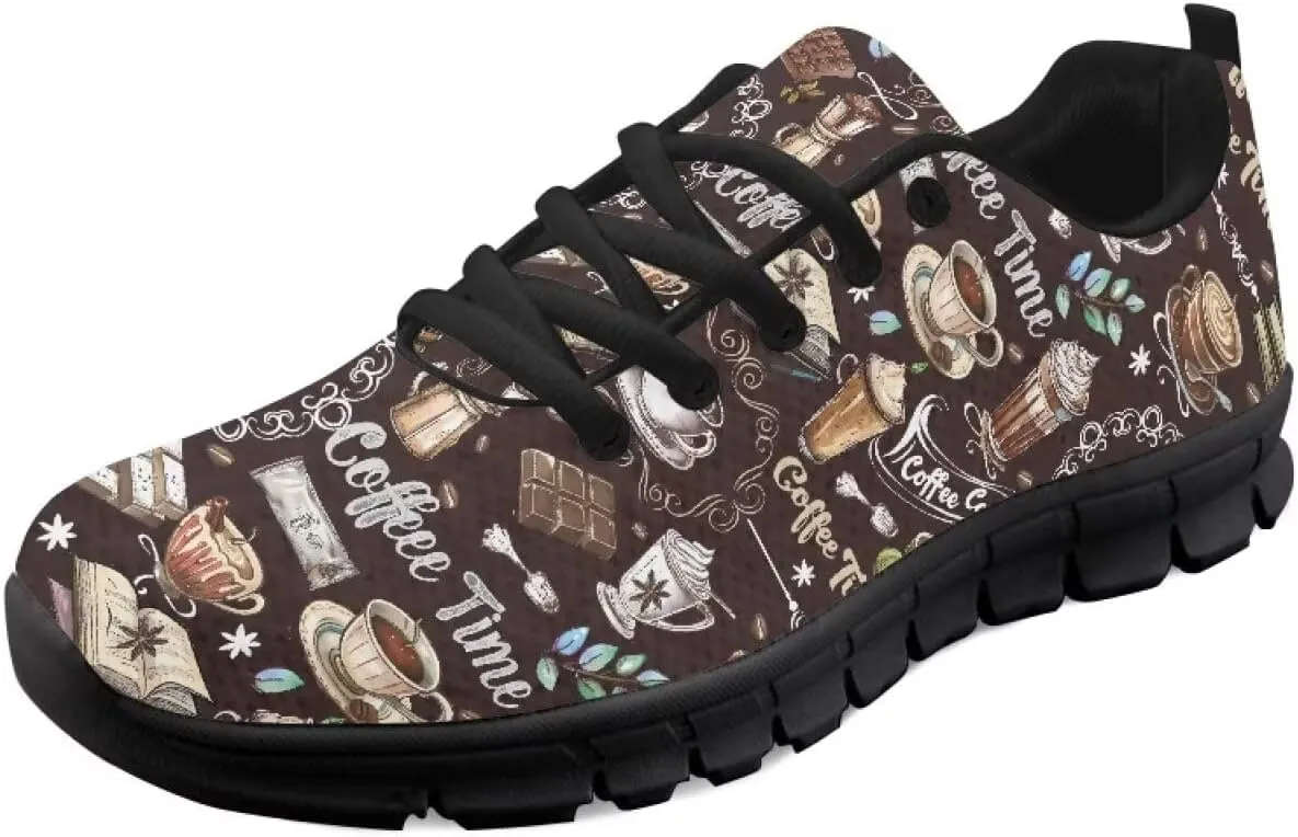 Lightweight Running Shoes Women Tennis Workout Shoes Casual Non-Slip Cozy Athletic Lace-Up Work Shoes for Trainer US 5-12