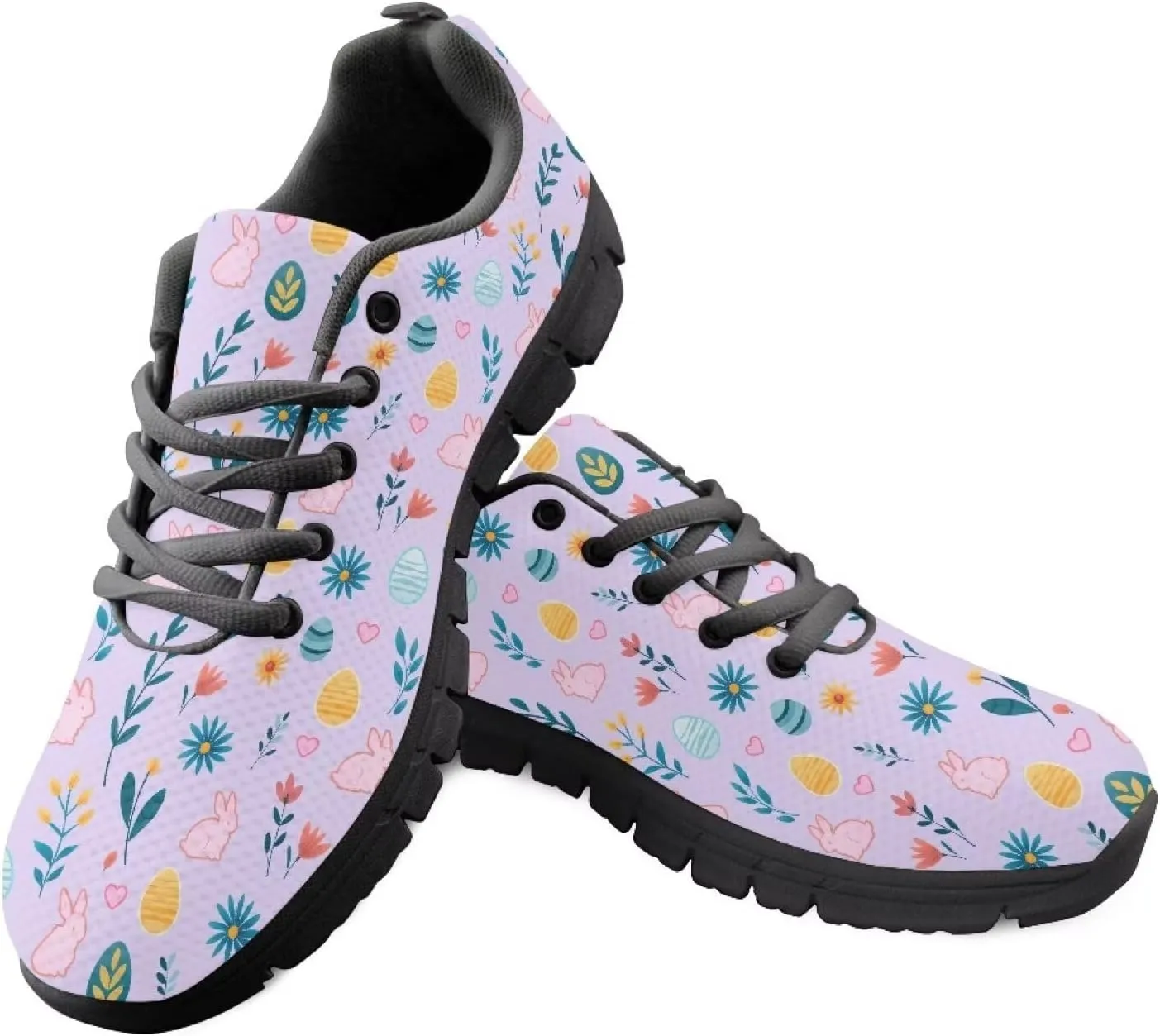 Lightweight Running Shoes Women Tennis Workout Shoes Casual Non-Slip Cozy Athletic Lace-Up Work Shoes for Trainer US 5-12
