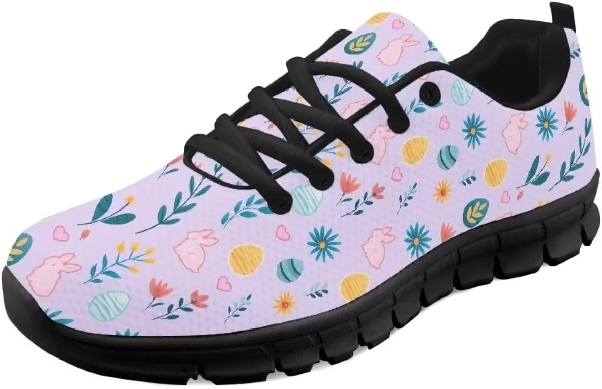 Lightweight Running Shoes Women Tennis Workout Shoes Casual Non-Slip Cozy Athletic Lace-Up Work Shoes for Trainer US 5-12
