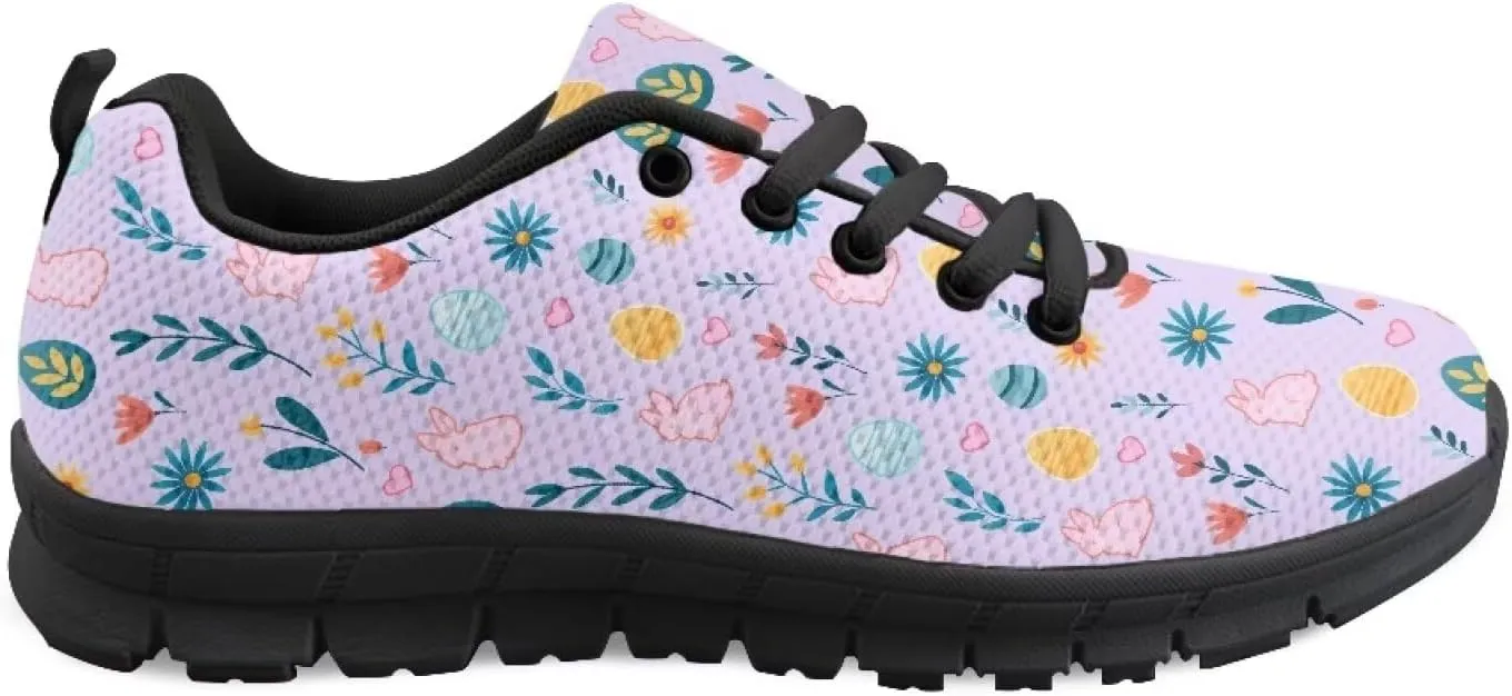 Lightweight Running Shoes Women Tennis Workout Shoes Casual Non-Slip Cozy Athletic Lace-Up Work Shoes for Trainer US 5-12